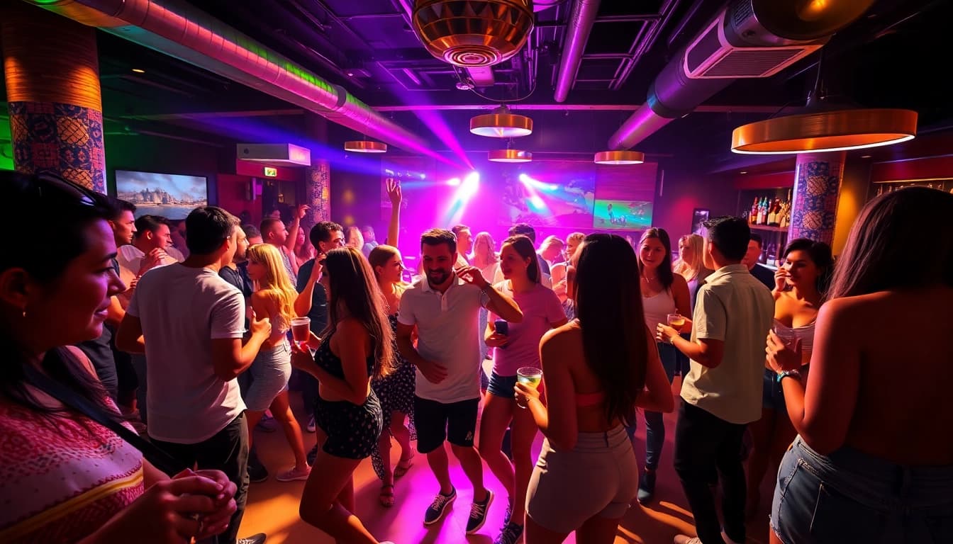Disfruta en Club social Lloret de Mar rodeado de amigos en un ambiente vibrante.
