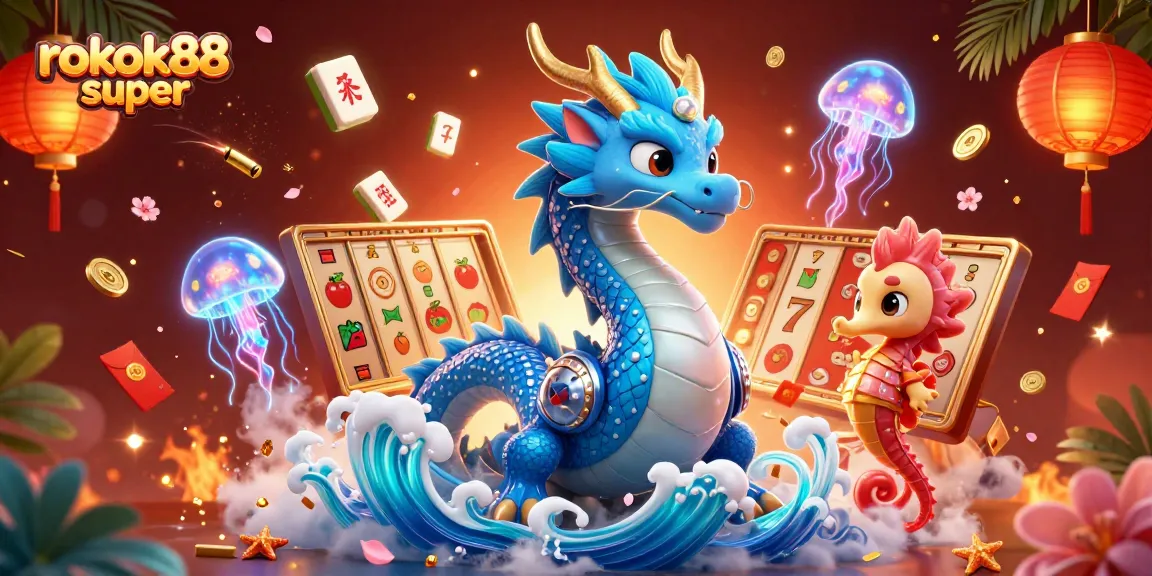 Experience dynamic winning chances with rokok88 super, featuring enchanting characters and vibrant casino elements.