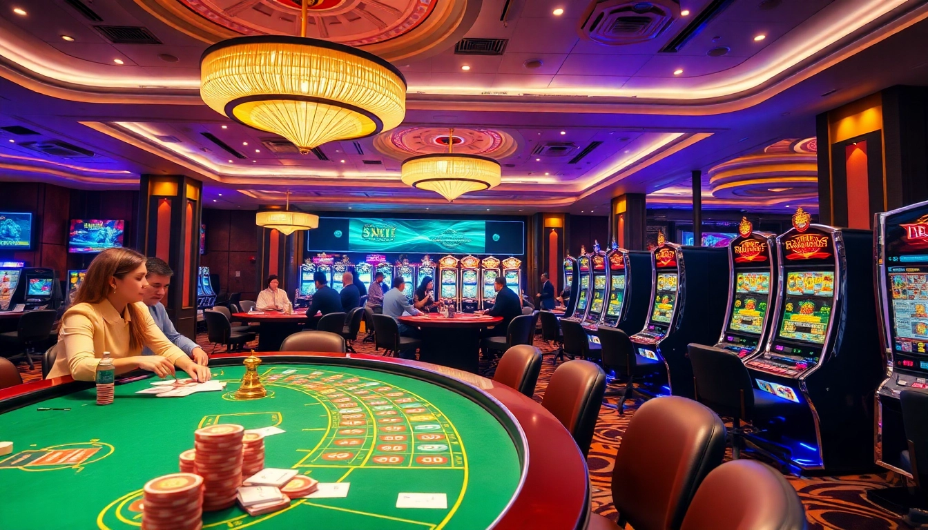 Experience the thrill of five88 bet at an engaging poker table with vibrant casino elements.