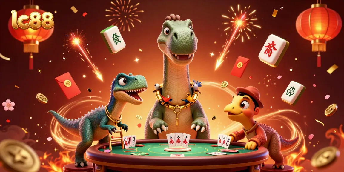 Experience thrilling gameplay with lc 88 at this vibrant animated casino scene.