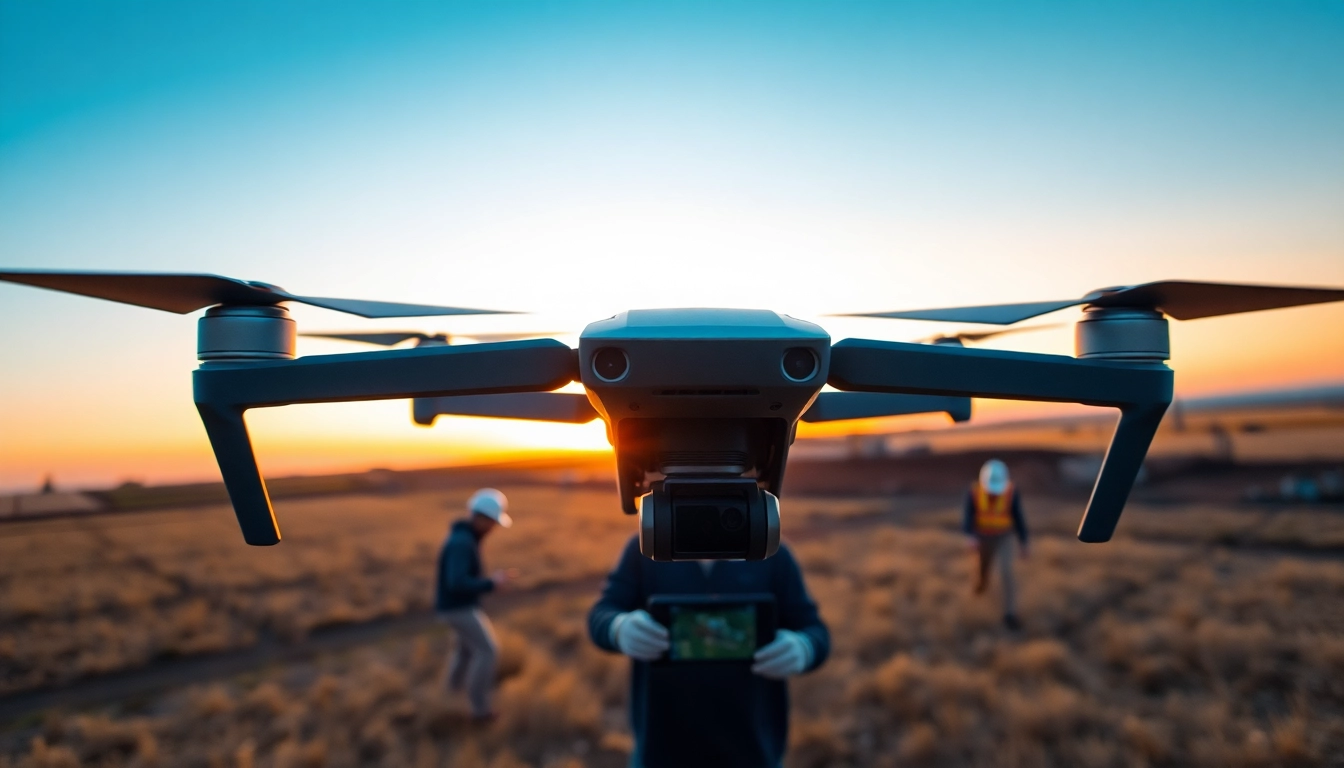 Mavic 3 enterprise captures aerial footage of construction site, showcasing advanced technology in action.