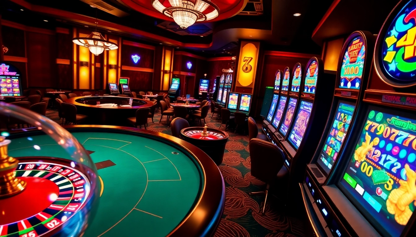 Experience high-stakes gaming action at https://luck8.discount/ featuring colorful table games and vibrant slot machines.