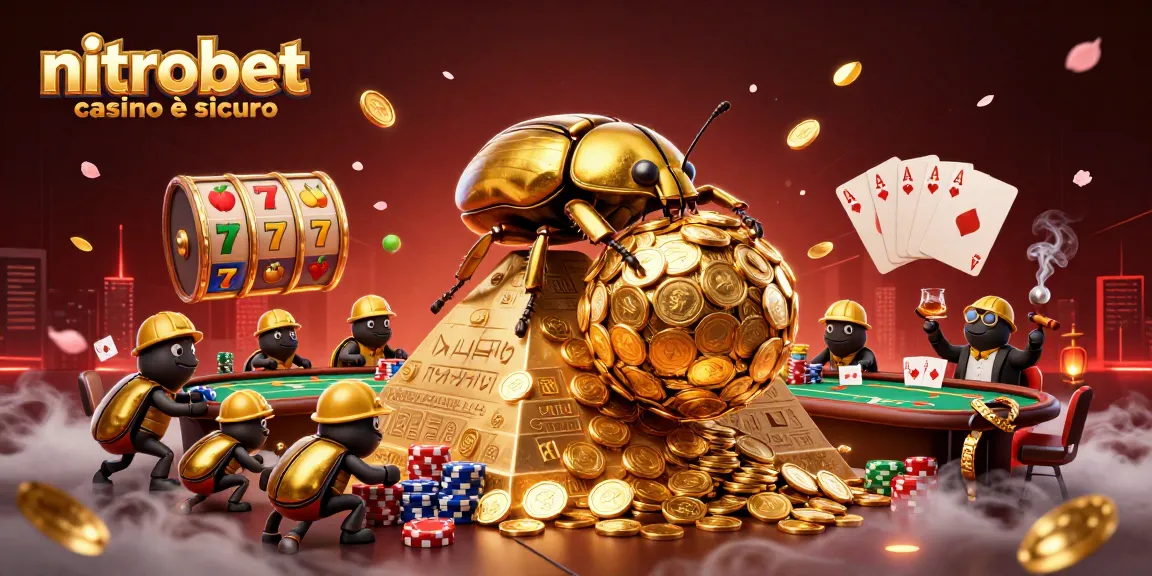 Gioca responsabilmente al NitroBet Casino è sicuro con migliaia di giochi e promozioni emozionanti.