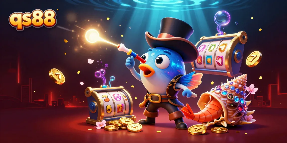 Experience thrilling wins at qs88 with 3D casino characters harnessing luck and treasure.