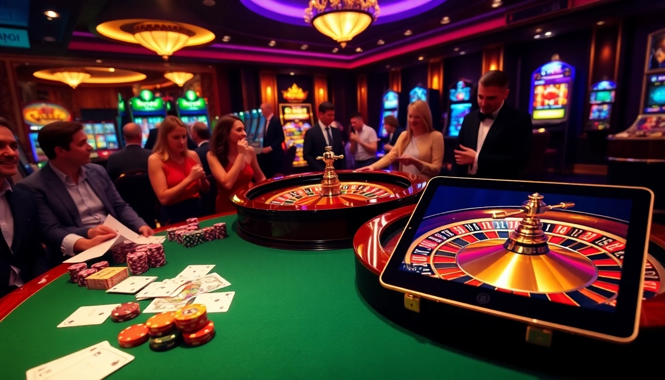 Experience high-stakes excitement at 888vi with vibrant casino elements including roulette and poker.