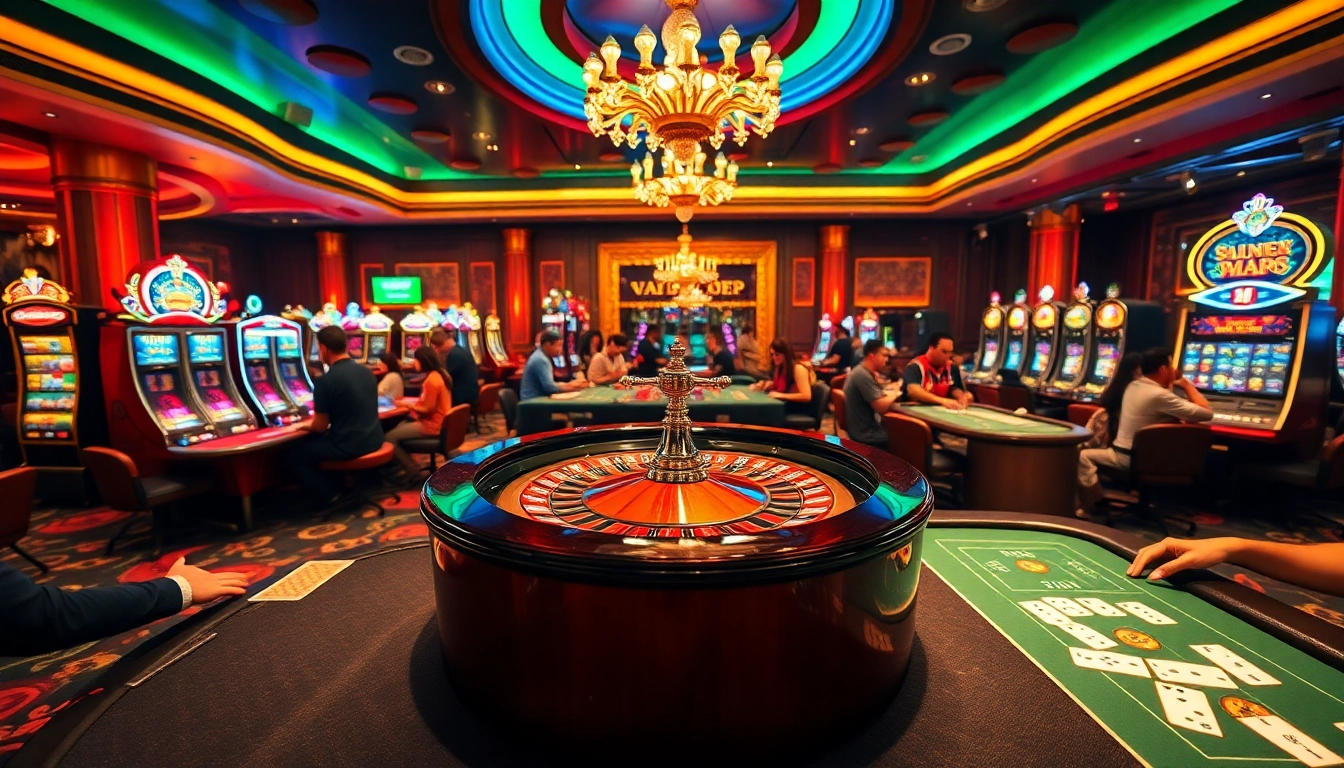 Players experiencing thrilling games at one88h.com with vibrant tables and exciting action.