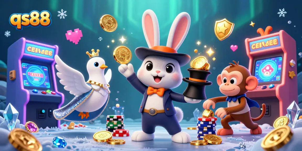 Engage with qs88’s magical casino adventure showcasing animated characters and vibrant gaming elements.