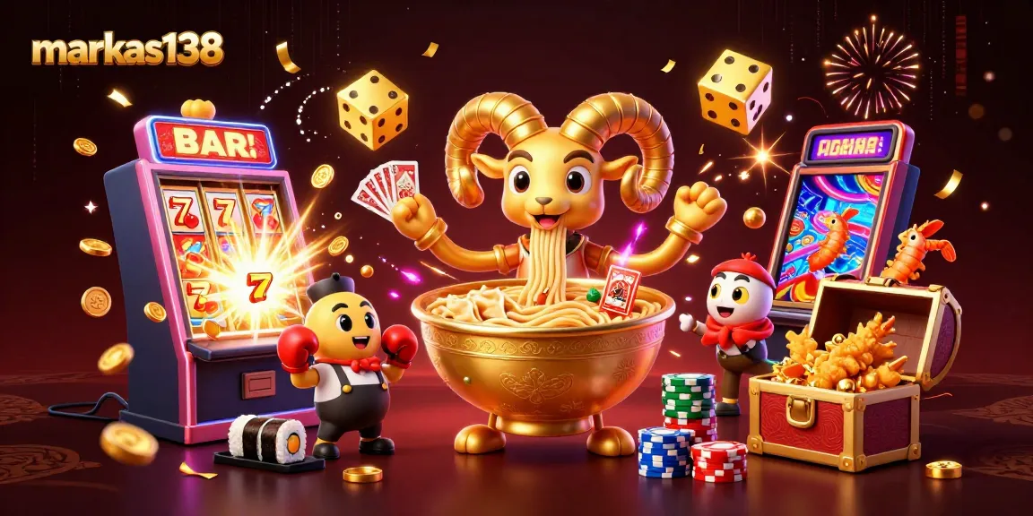 Experience thrilling gameplay at markas138 with vibrant animated casino characters and dynamic elements.