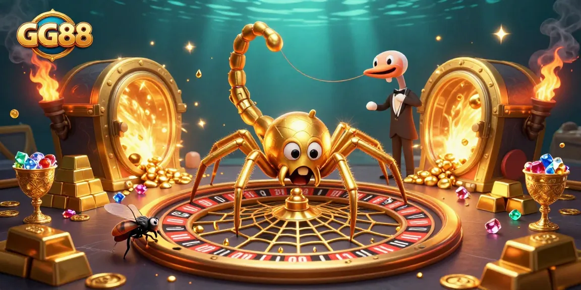 Experience winning strategies at GG88 with our vibrant casino scene showcasing a spin of fortune.