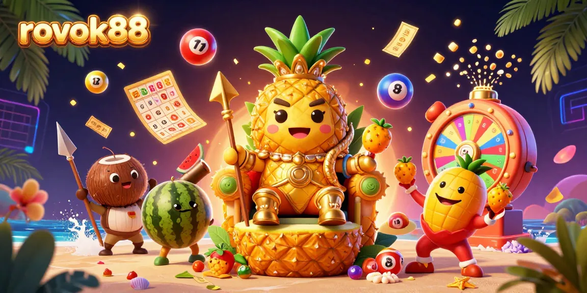 Experience thrilling action at rokok88 with vibrant lottery and bingo elements in a magical beach casino setting.