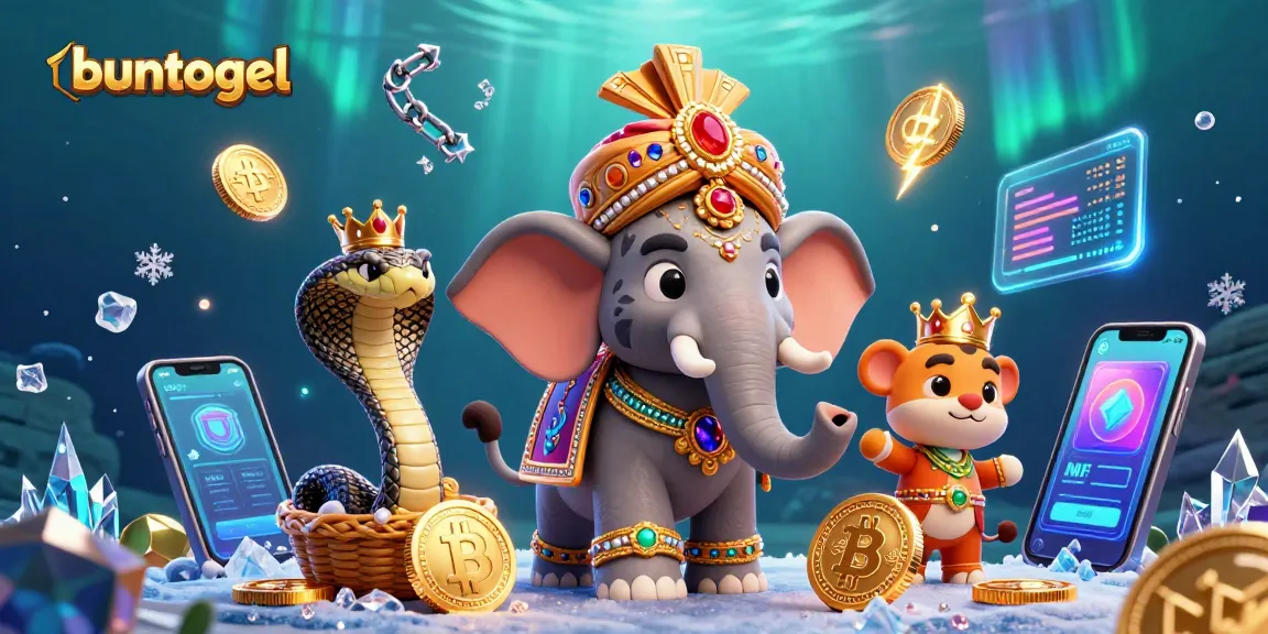 Engage with buntogel's vibrant online gaming experience featuring unique characters and interactive crypto elements.