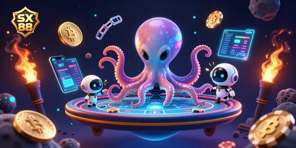 Enjoy thrilling poker action at SX 88 with exciting alien characters and dynamic chips